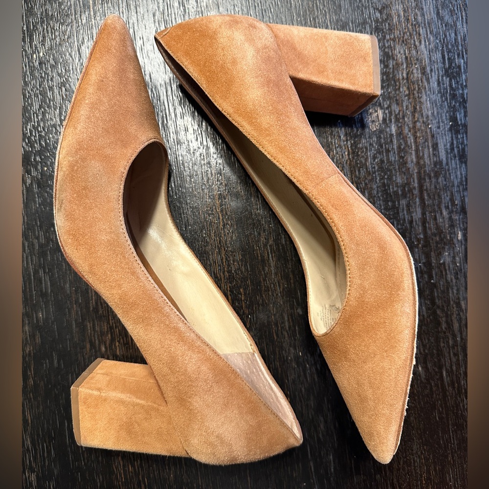 Marc Fisher Zala Pump Size 9 Medium Tan Camel Brown